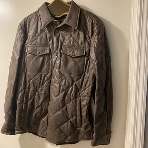 Mens Designer Leather Jacket Maurizio Baldassari  Worn 3 times.Paid over $1295.